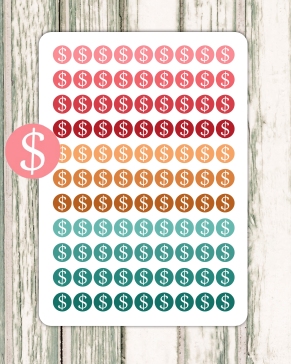 Dollar Icon Stickers